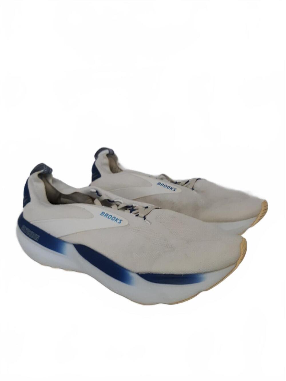 Brooks Glycerin StealthFit 21 White Blue 12 D 1104211D122